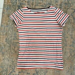 Boden Striped Women's Top - Red, White, and Blue